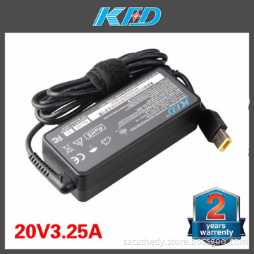Factory Supply 20V3.25A for Lenovo Thinkpad External Laptop Battery Charger